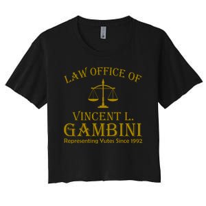 Vincent Gambini Attorney At Law Women's Crop Top Tee