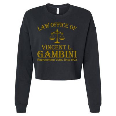 Vincent Gambini Attorney At Law Cropped Pullover Crew