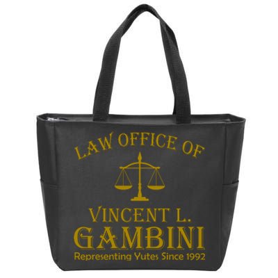 Vincent Gambini Attorney At Law Zip Tote Bag