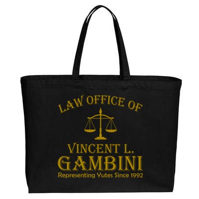 Vincent Gambini Attorney At Law Cotton Canvas Jumbo Tote