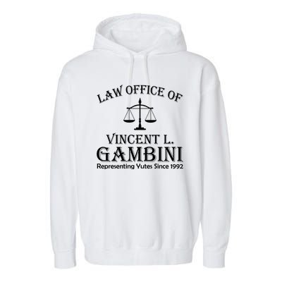 Vincent Gambini Attorney At Law Garment-Dyed Fleece Hoodie