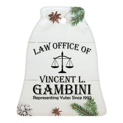 Vincent Gambini Attorney At Law Ceramic Bell Ornament