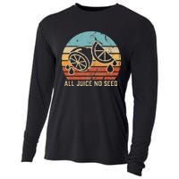 Vasectomy Gifts All Juice No Seed Cooling Performance Long Sleeve Crew