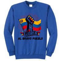 Venezuela Gloria Al Bravo Venezuelan People 2024 Tall Sweatshirt