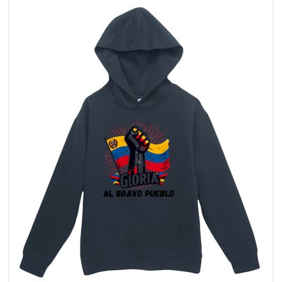 Venezuela Gloria Al Bravo Venezuelan People 2024 Urban Pullover Hoodie