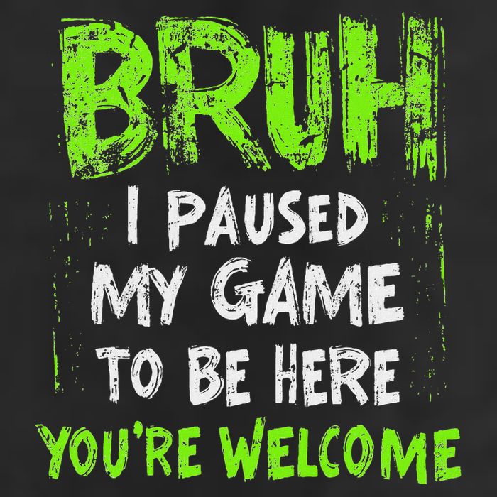 Video Gamer Bruh I Paused My Game Gaming 11oz C Handle Ceramic Mug