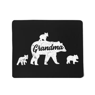 Vintage Grandma Bear 3 Cubs Mother's Day Mousepad