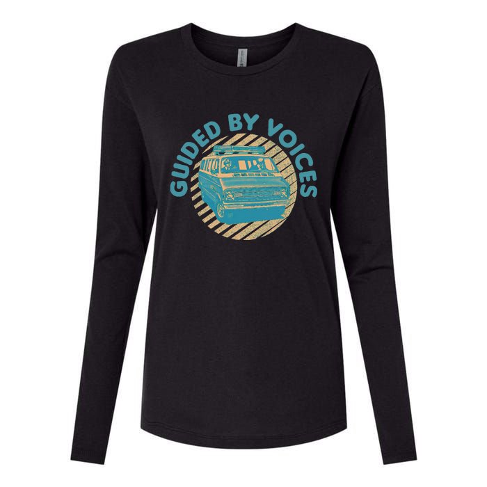 Vintage Guided By Voices Retro Art Womens Cotton Relaxed Long Sleeve T-Shirt