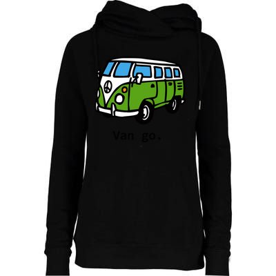 Van Go Bus Womens Funnel Neck Pullover Hood