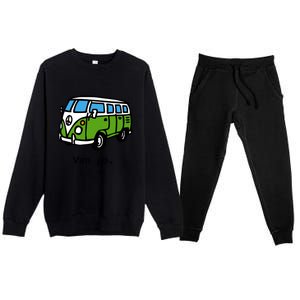 Van Go Bus Premium Crewneck Sweatsuit Set