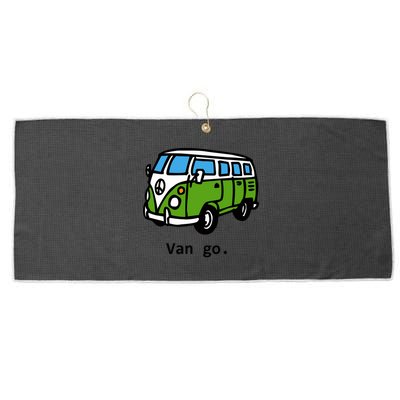 Van Go Bus Large Microfiber Waffle Golf Towel