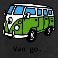 Van Go Bus Golf Towel