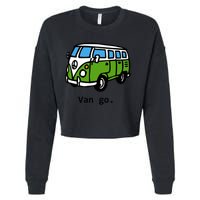 Van Go Bus Cropped Pullover Crew