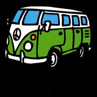 Van Go Bus Cropped Pullover Crew