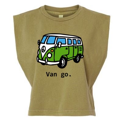 Van Go Bus Garment-Dyed Women's Muscle Tee