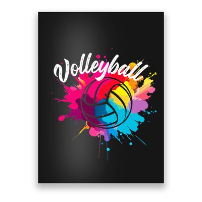 Volleyball Gifts Beach Volleyballer Sports Apparel Fitness Poster