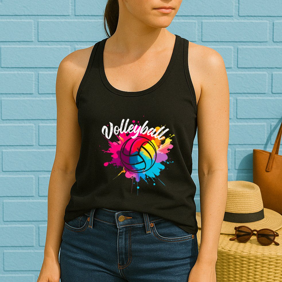 Volleyball Gifts Beach Volleyballer Sports Apparel Fitness Womens Tank Top