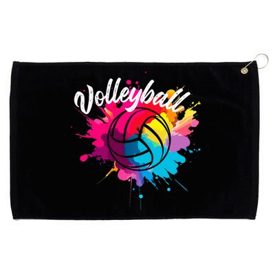 Volleyball Gifts Beach Volleyballer Sports Apparel Fitness Grommeted Golf Towel