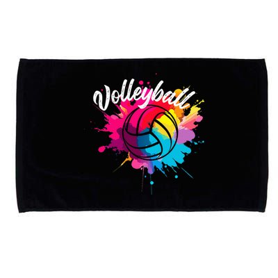 Volleyball Gifts Beach Volleyballer Sports Apparel Fitness Microfiber Hand Towel