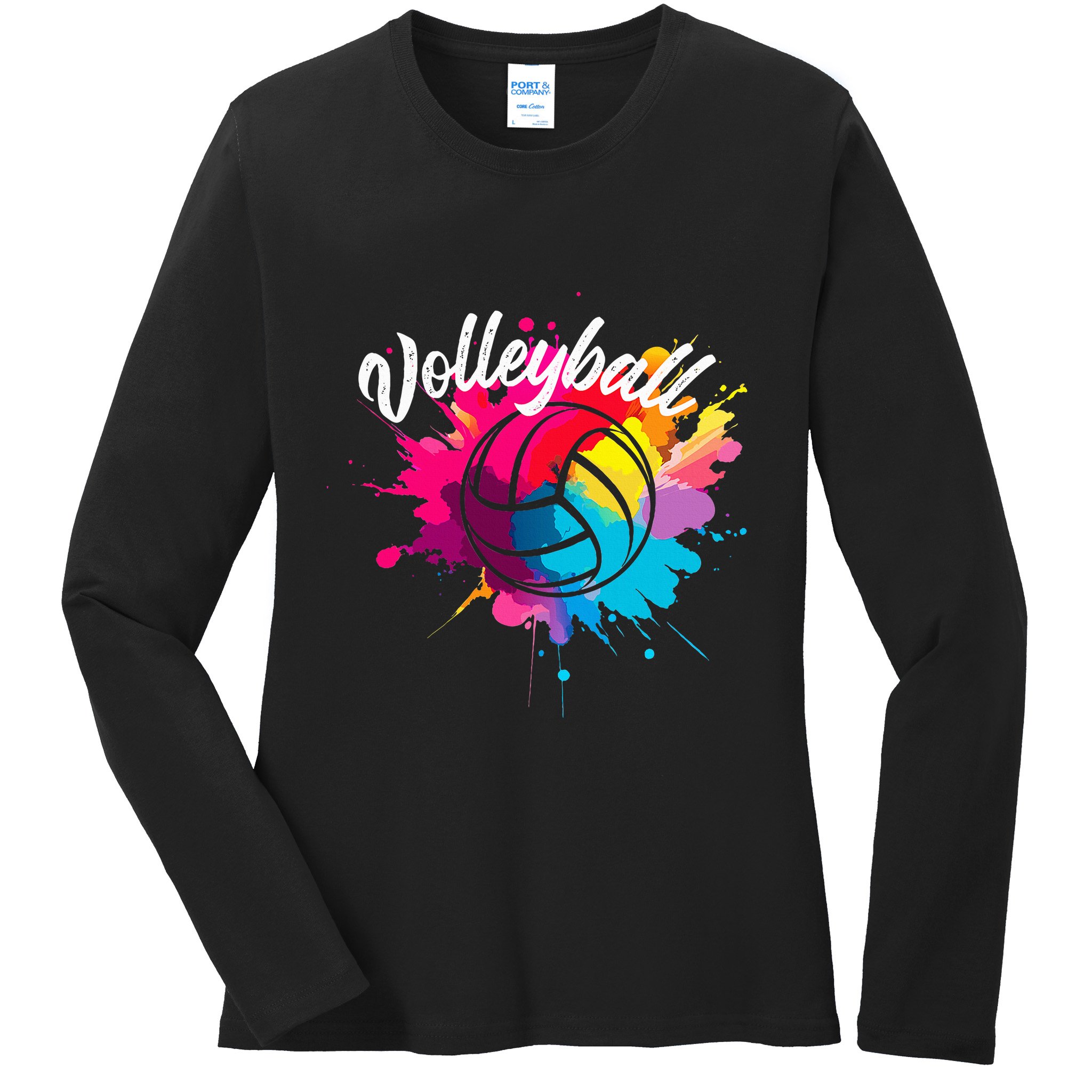 Volleyball Gifts Beach Volleyballer Sports Apparel Fitness Ladies Long Sleeve Shirt