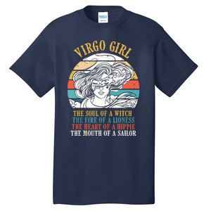 Virgo Girl Birthday Zodiac Sign Astrology Horoscope Tall T-Shirt