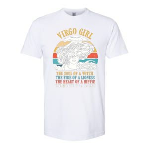 Virgo Girl Birthday Zodiac Sign Astrology Horoscope Softstyle CVC T-Shirt