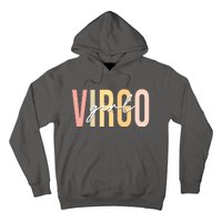 Virgo Girl Boho Retro Vintage Zodiac Birthday Womens Hoodie