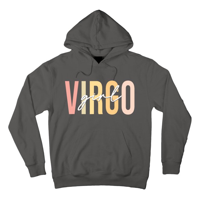 Virgo Girl Boho Retro Vintage Zodiac Birthday Womens Hoodie