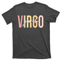 Virgo Girl Boho Retro Vintage Zodiac Birthday Womens T-Shirt