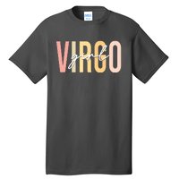 Virgo Girl Boho Retro Vintage Zodiac Birthday Womens Tall T-Shirt