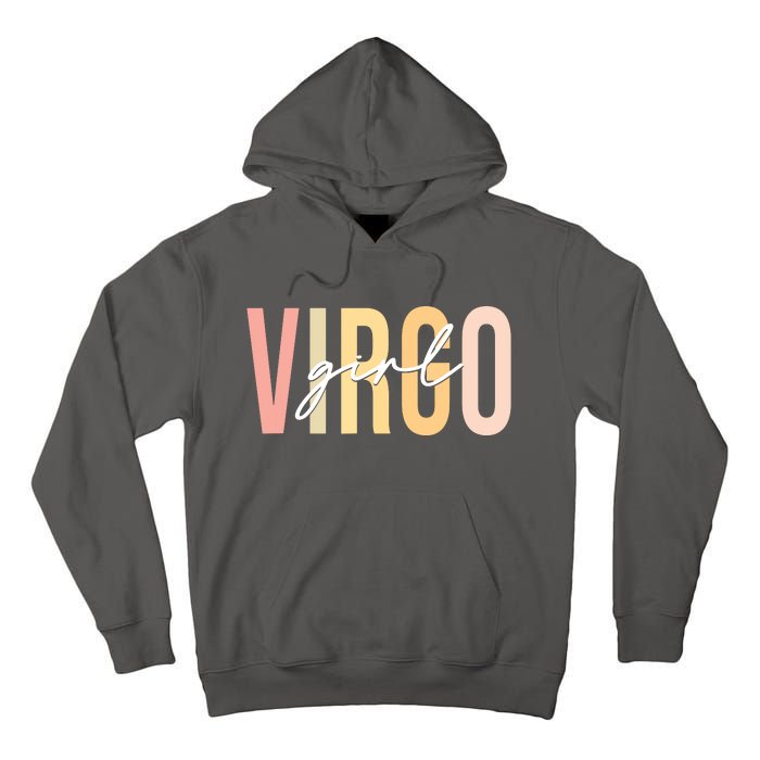 Virgo Girl Boho Retro Vintage Zodiac Birthday Womens Tall Hoodie