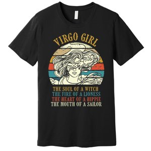 Virgo Girl Birthday Zodiac Sign Astrology Horoscope Premium T-Shirt