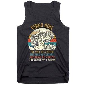 Virgo Girl Birthday Zodiac Sign Astrology Horoscope Tank Top