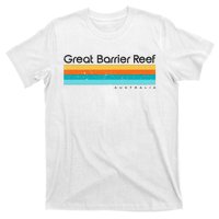 Vintage Great Barrier Reef Islands Australia Retro Design T-Shirt