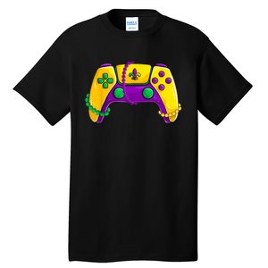 Video Game Beads Kids Mardi Gras Shirts, Gamer Boys Men Tall T-Shirt