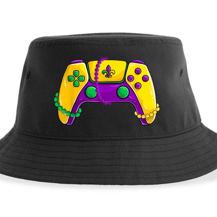 Video Game Beads Kids Mardi Gras Shirts, Gamer Boys Men Sustainable Bucket Hat