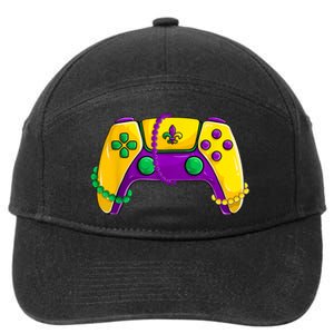 Video Game Beads Kids Mardi Gras Shirts, Gamer Boys Men 7-Panel Snapback Hat