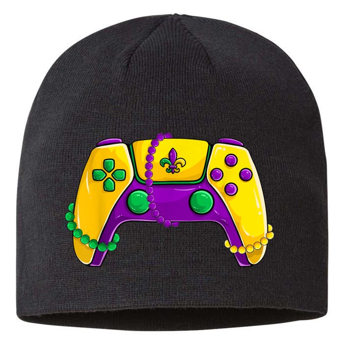 Video Game Beads Kids Mardi Gras Shirts, Gamer Boys Men Sustainable Beanie