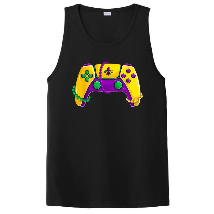 Video Game Beads Kids Mardi Gras Shirts, Gamer Boys Men PosiCharge Competitor Tank