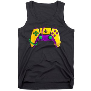 Video Game Beads Kids Mardi Gras Shirts, Gamer Boys Men Tank Top