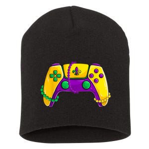 Video Game Beads Kids Mardi Gras Shirts, Gamer Boys Men Short Acrylic Beanie