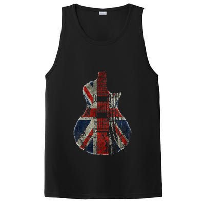 Vintage Guitar British Jack Union Flag Rock Guitarist PosiCharge Competitor Tank