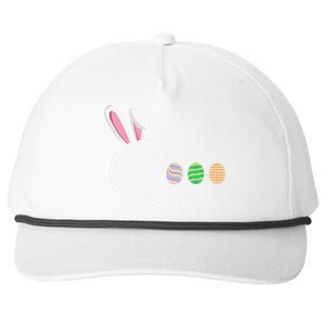 Video Game Bunny Eggs Easter Gamer Gaming Funny Snapback Five-Panel Rope Hat