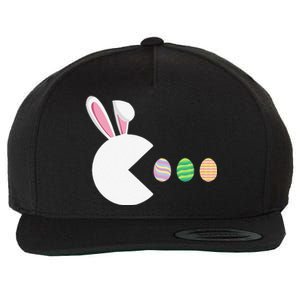 Video Game Bunny Eggs Easter Gamer Gaming Funny Wool Snapback Cap