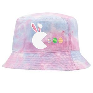 Video Game Bunny Eggs Easter Gamer Gaming Funny Tie-Dyed Bucket Hat