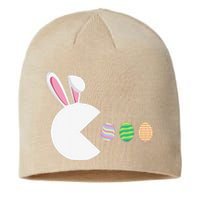 Video Game Bunny Eggs Easter Gamer Gaming Funny Sustainable Beanie