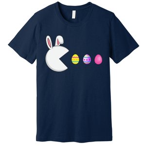 Video Game Bunny Eggs Easter Gamer Gaming Premium T-Shirt