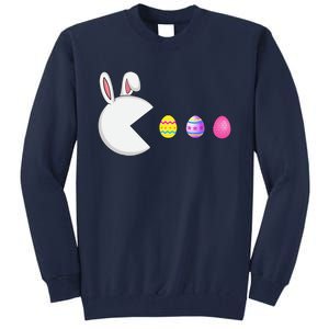 Video Game Bunny Eggs Easter Gamer Gaming Tall Sweatshirt