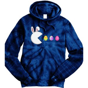 Video Game Bunny Eggs Easter Gamer Gaming Tie Dye Hoodie