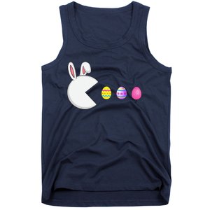 Video Game Bunny Eggs Easter Gamer Gaming Tank Top